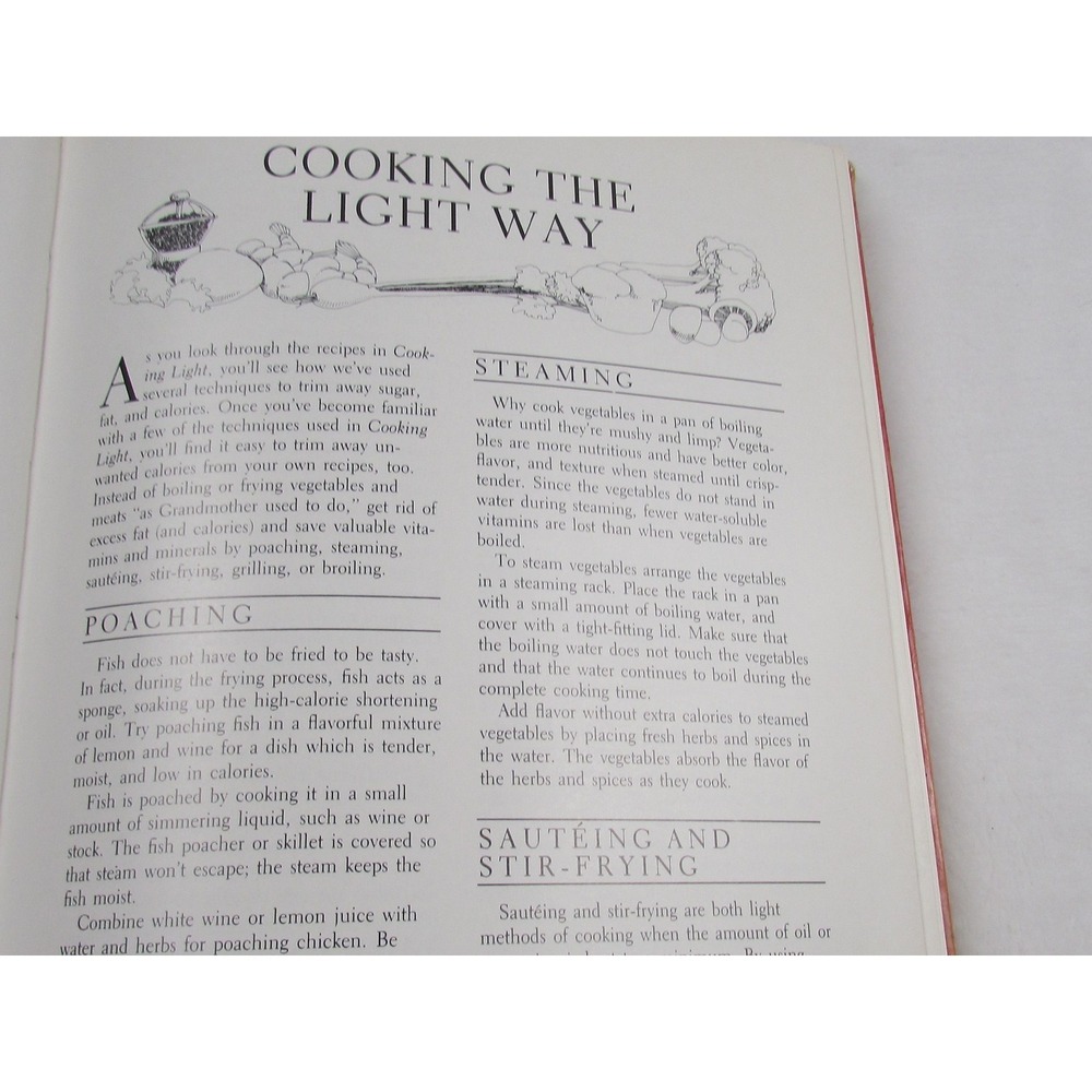 Vintage Cooking Light Susan McIntosh Southern Living Recipes Guide Hardcover 198 - Picture 4 of 5